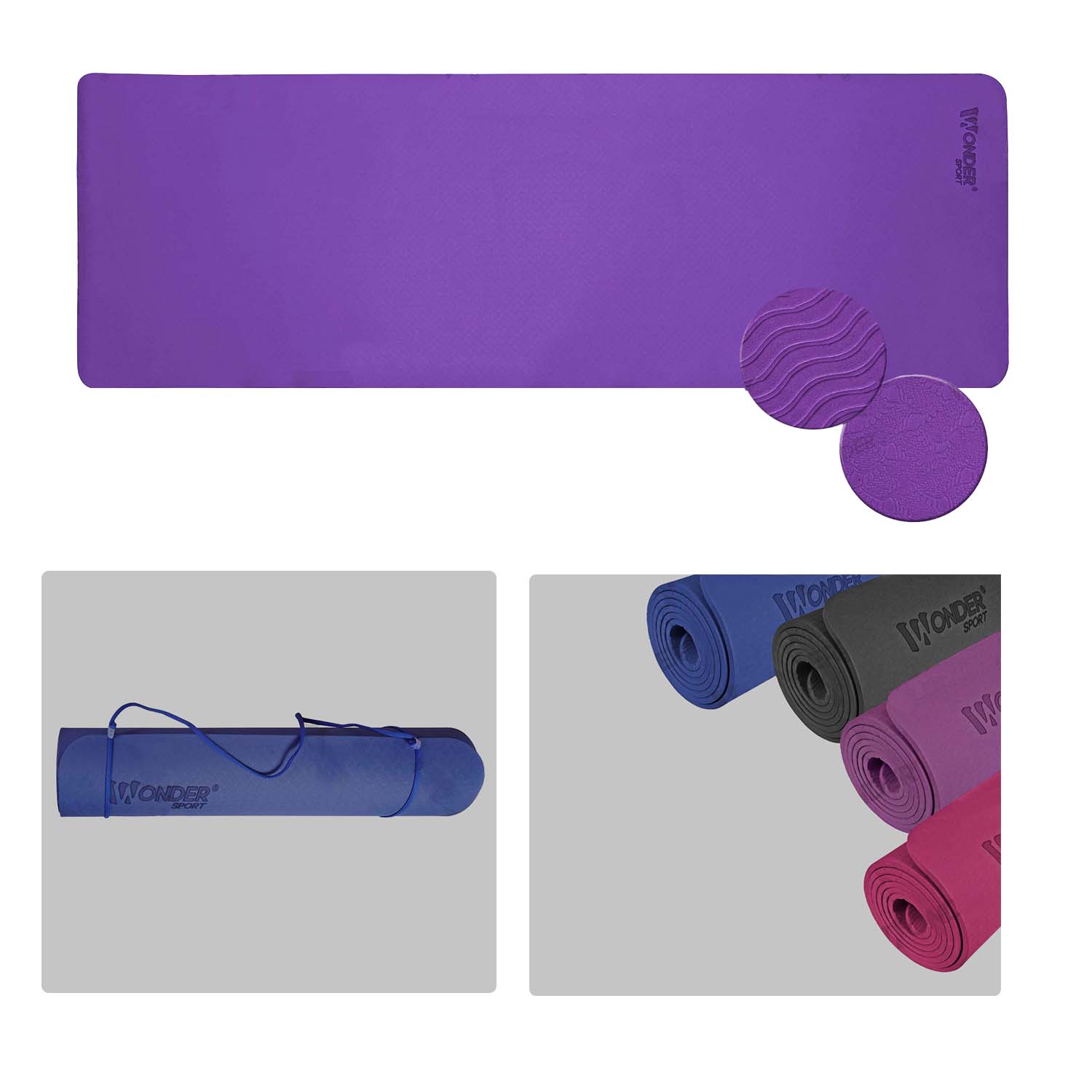 Colchoneta Para Yoga Pilates De 183 Cm